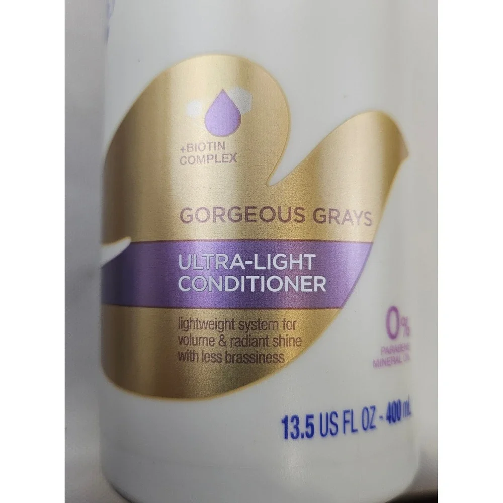Dove Love Your‎ Silver Gorgeous Grays Ultra-Light Conditioner 13.5oz Biotin 2pk